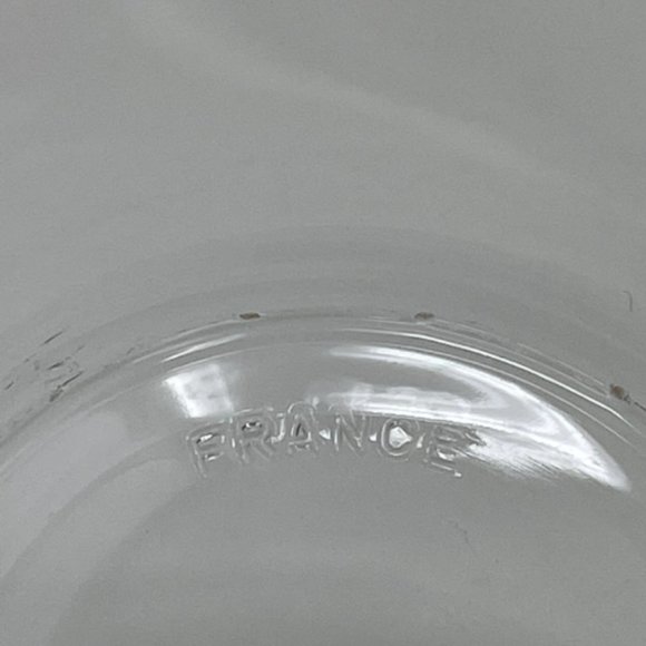 Vintage Set of 7 Avon Wild Violets Collection J Walsh Clear Crystal Glass Bowls - Picture 8 of 10